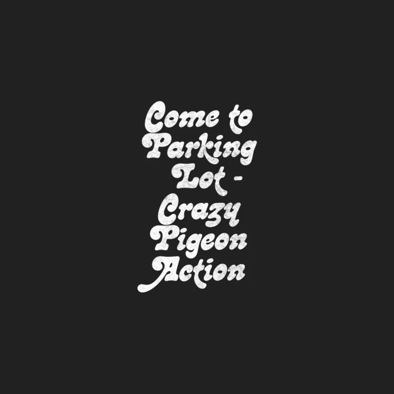 Come to parking lot. Crazy pigeon action. Bucket Hat