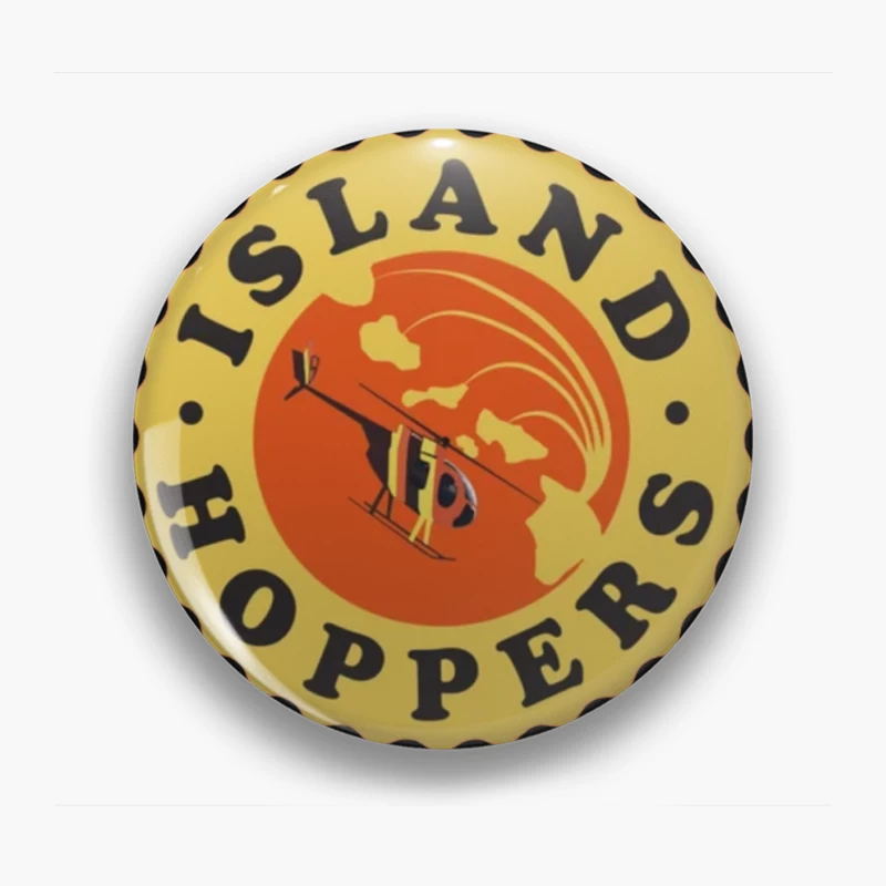 Island Hoppers Retro Pin