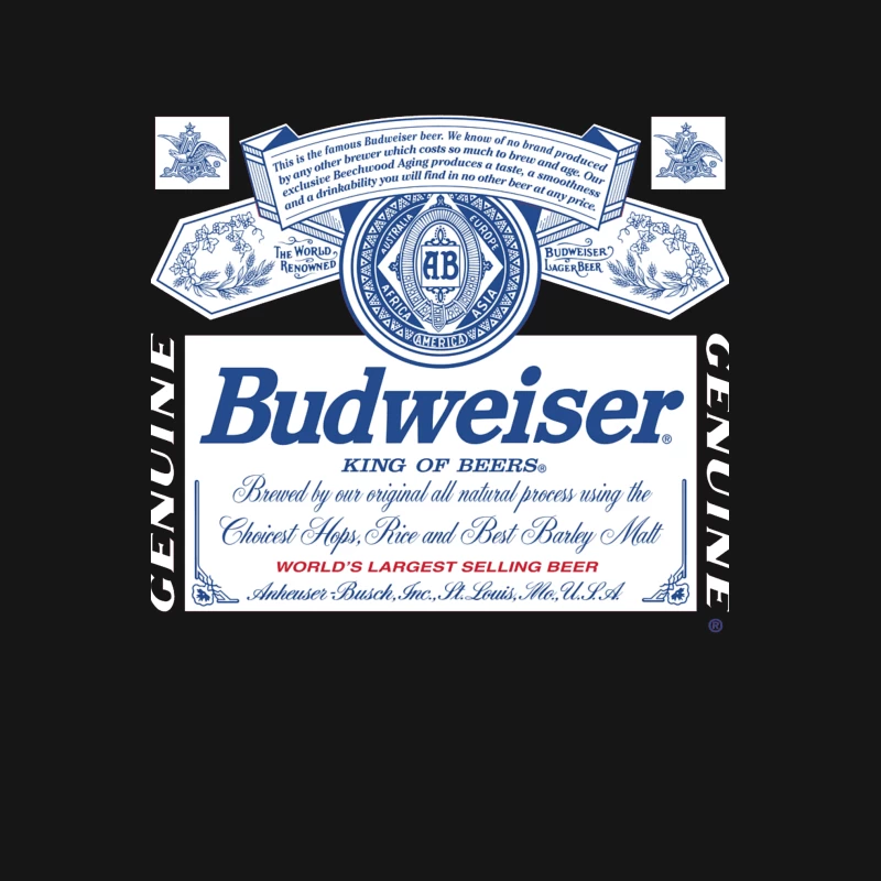 Budweiser Beer Male T-Shirt