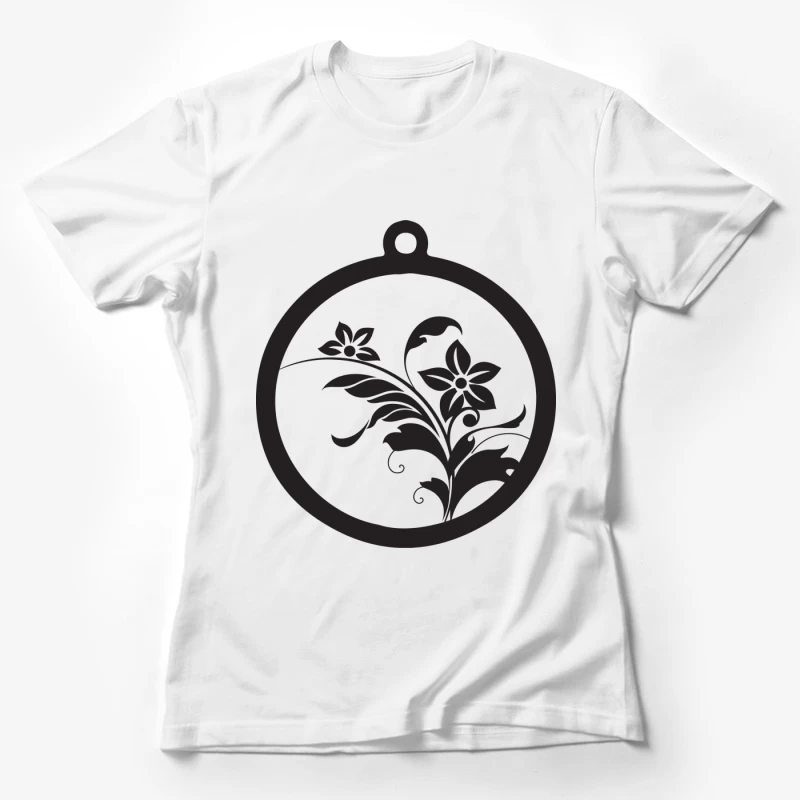 Ornement floral circulaire Femme T-Shirt