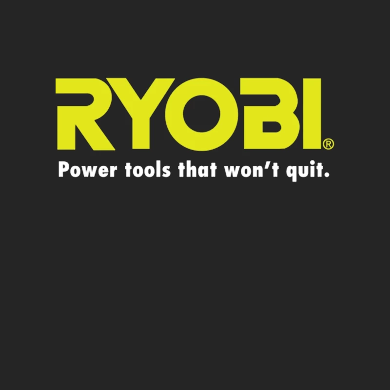 Ryobi Power Tools Corporate Logo with Slogan Male Pullover Sweatshirt