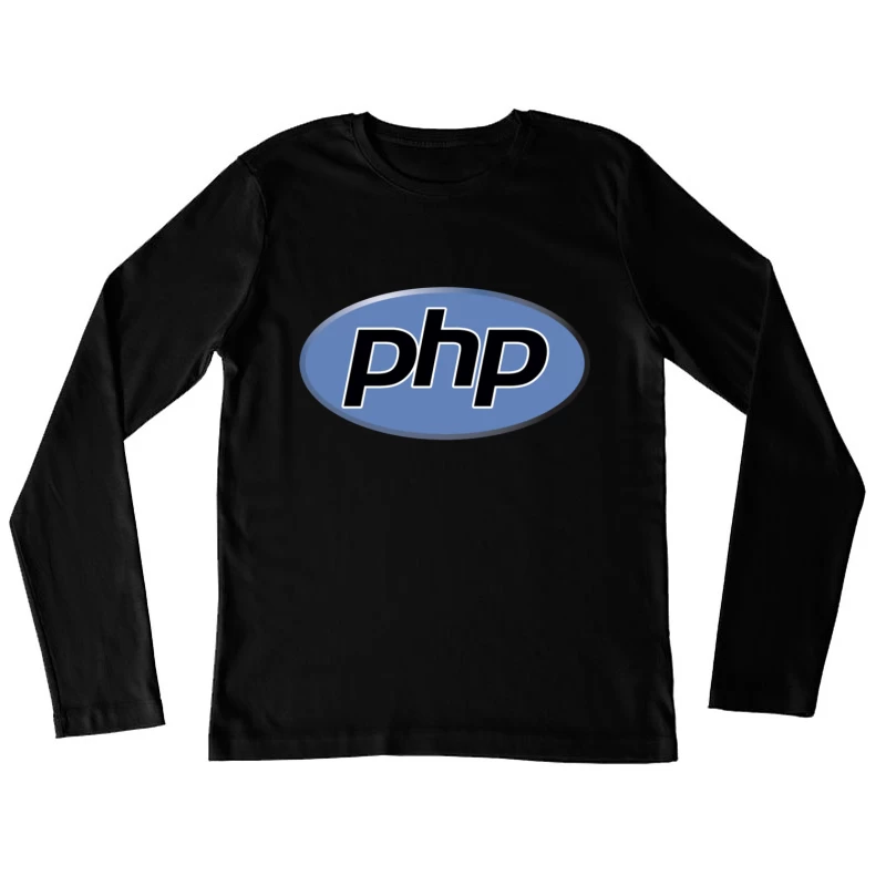 PHP Programming Language Logo Female Long Sleeve T-Shirt