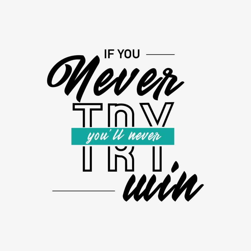Inscription motivante avec style manuscrit Femme Manches Longues T-Shirt
