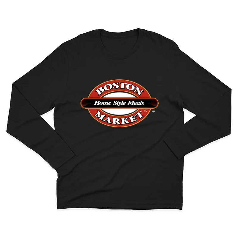 Boston Market Home Style Meals Restaurant Logo Male Long Sleeve T-Shirt