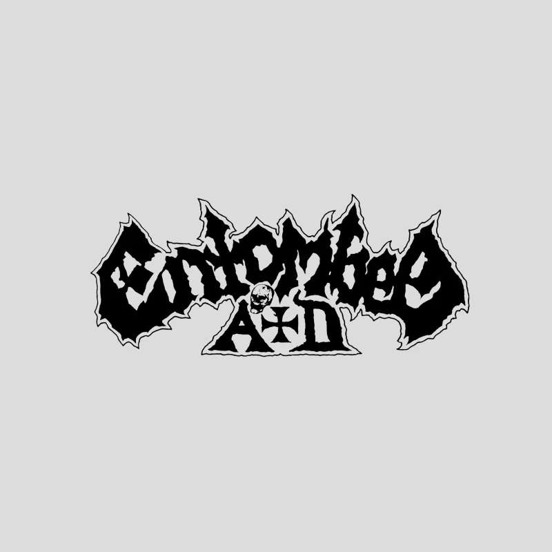 Entombed Black Logo Baseball Cap