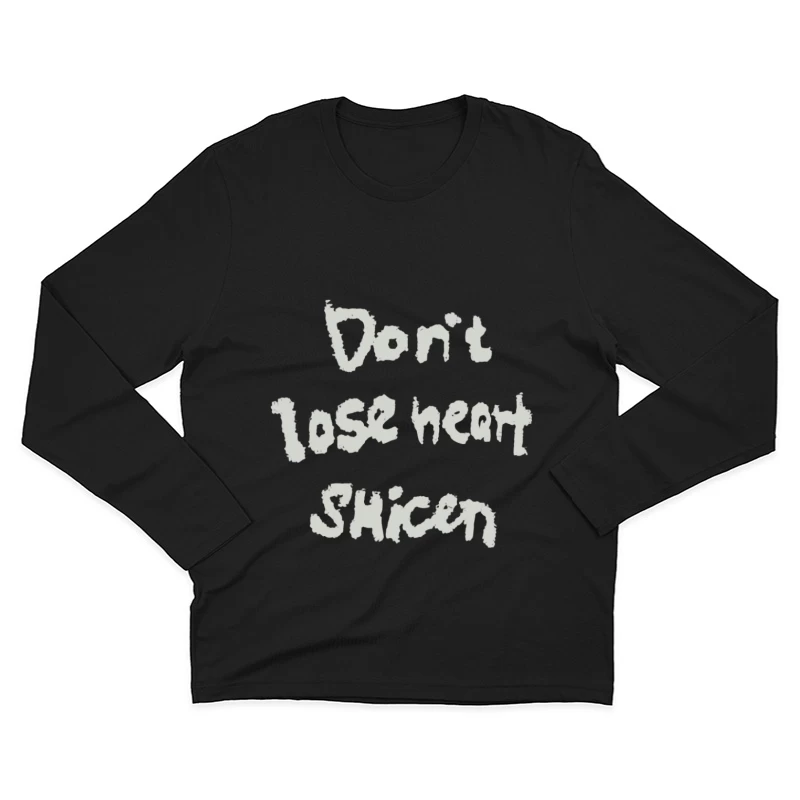 Ermutigung, Herz, Skizze Herren Langarm T-Shirt