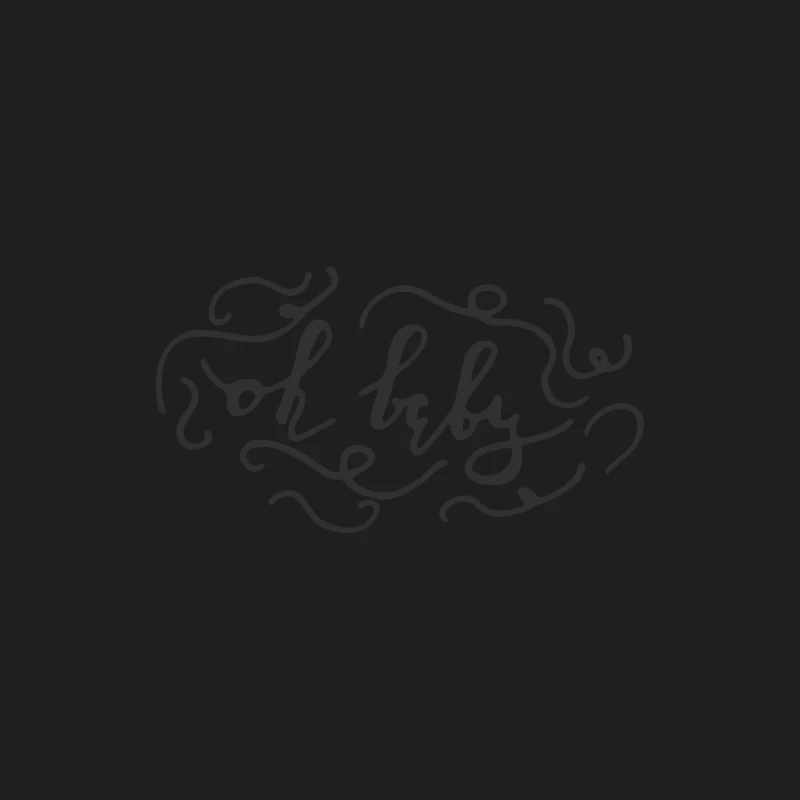 Calligraphie artistique 'Oh Baby' Homme Débardeur