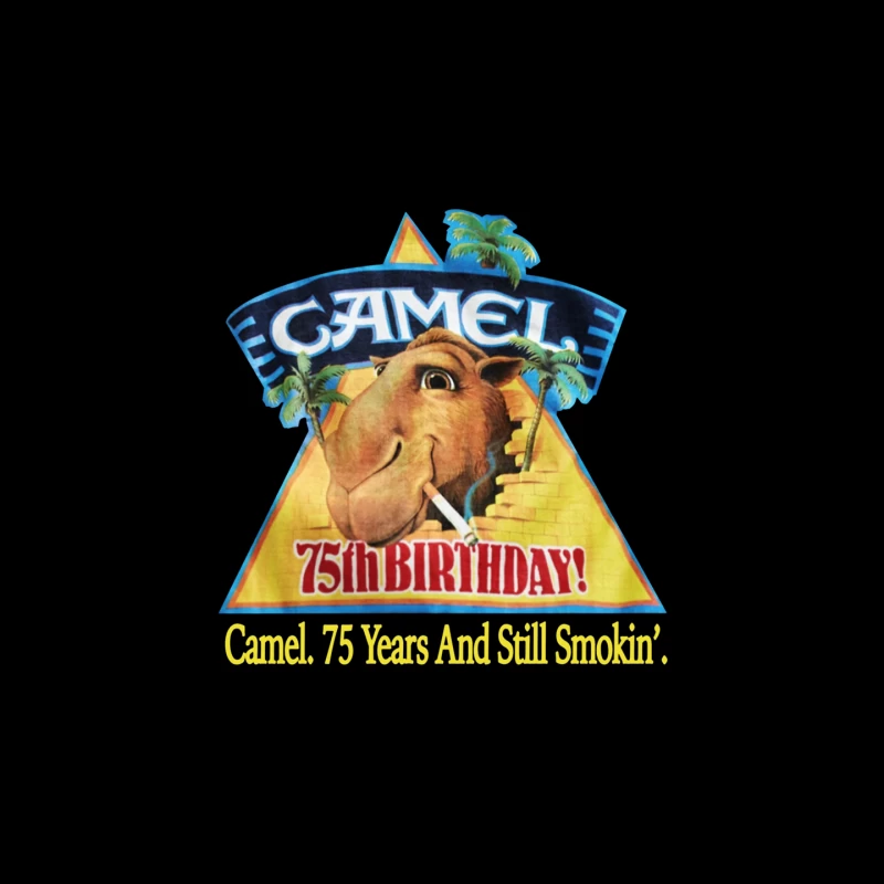 Camel Cigarettes 75th Anniversary Vintage Advertisement with Mascot Mouse Pad