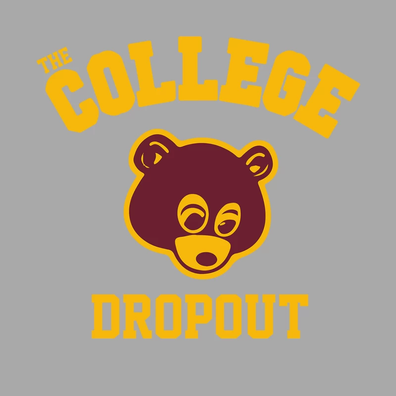 College Dropout Male Pullover Hoodie