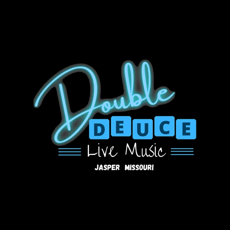 Double Deuce Live Music Venue in Jasper Missouri Throw Pillow