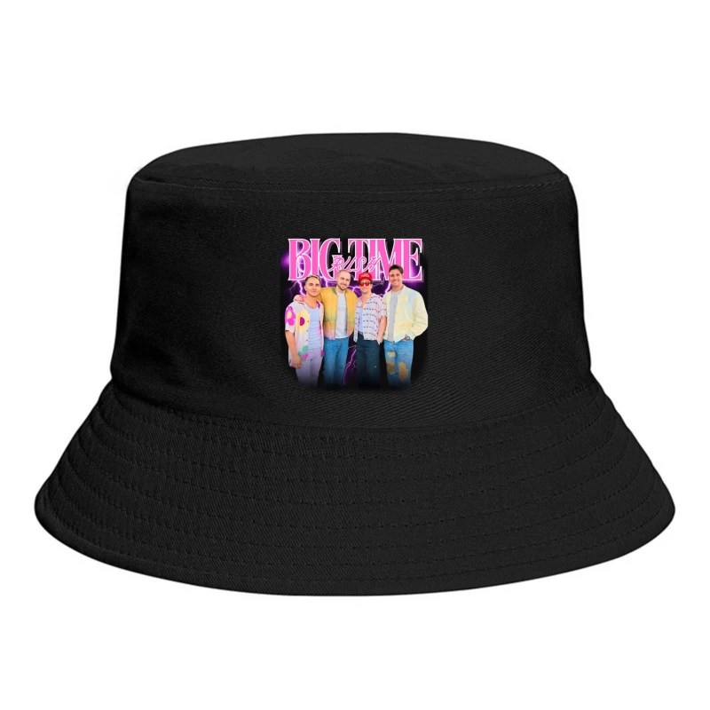 Big Time Rush Boy Band Members in Casual Modern Fashion Bucket Hat