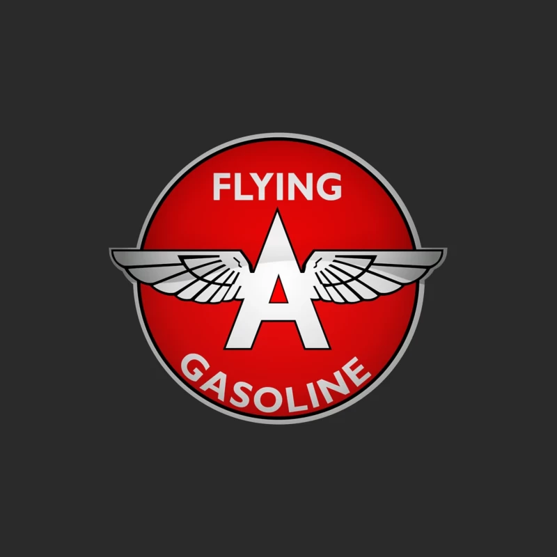 Vintage Flying A Gasoline Aviation Logo Baseball Cap