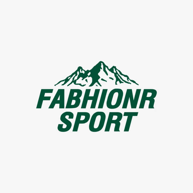 Outdoor Sport Logo mit Bergmotiv Herren Langarm T-Shirt