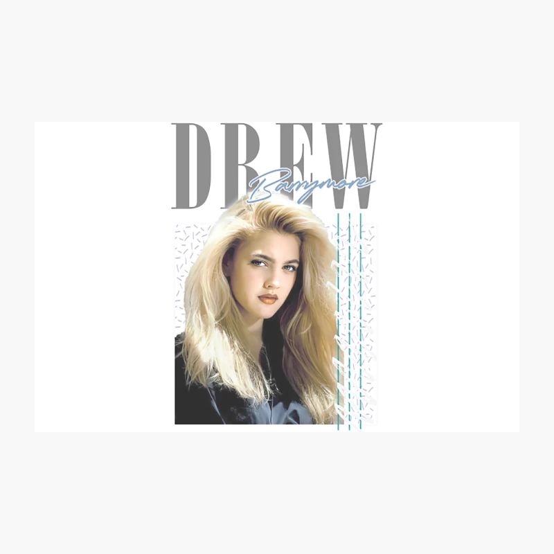 Drew Barrymore  90s Retro Aesthetic Design Travel Mug