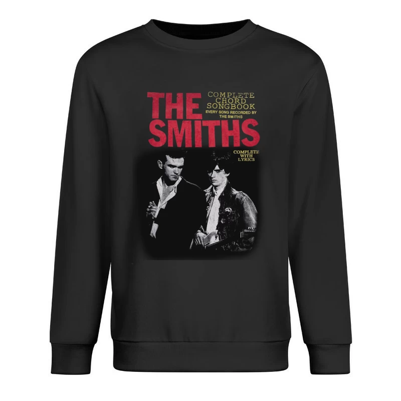 The Smiths Complete Chord Songbook with Lyrics - Vintage Band Photo Cover Male Pullover Sweatshirt