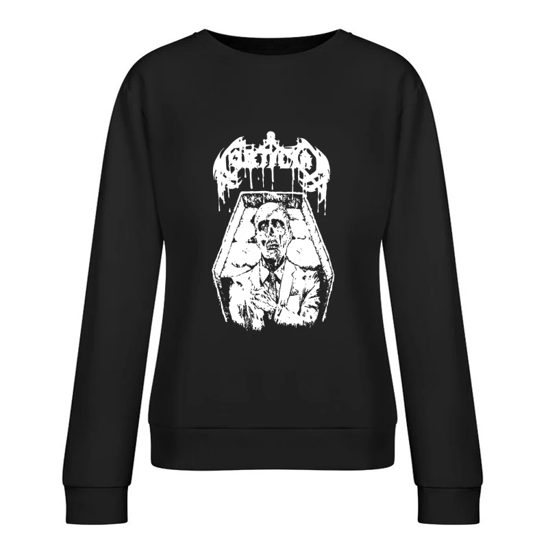 Mortician Band Female Pullover Sweatshirt