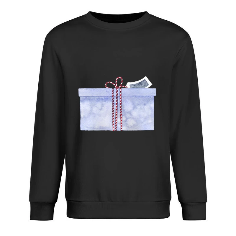 Cadeau enveloppé avec ruban festif Homme Sweat-shirt à enfiler