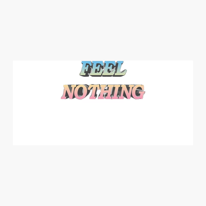 FEEL NOTHING AestheticBoredDepressionNihilist Statement Tee Coffee Mug