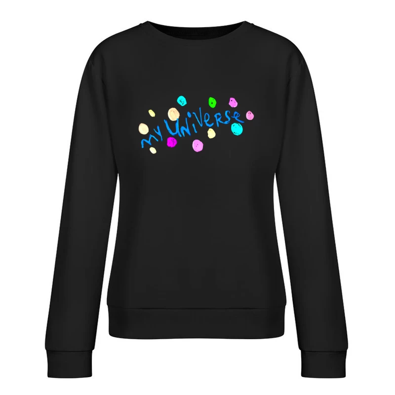 Coldplay My Universe Dot Female Pullover Sweatshirt