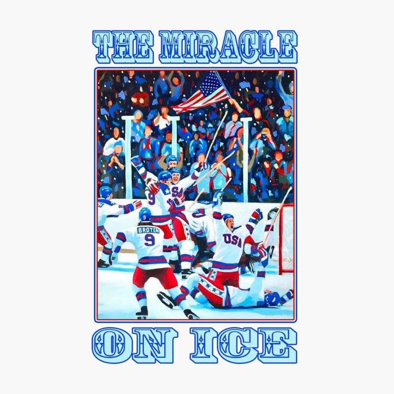 Team USA 1980 - THE MIRACLE ON ICE Cotton Tote Bag