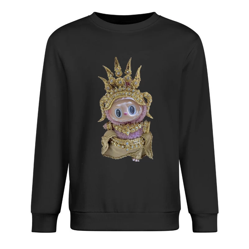 Goldene Krone-Figur Herren Pullover Sweatshirt
