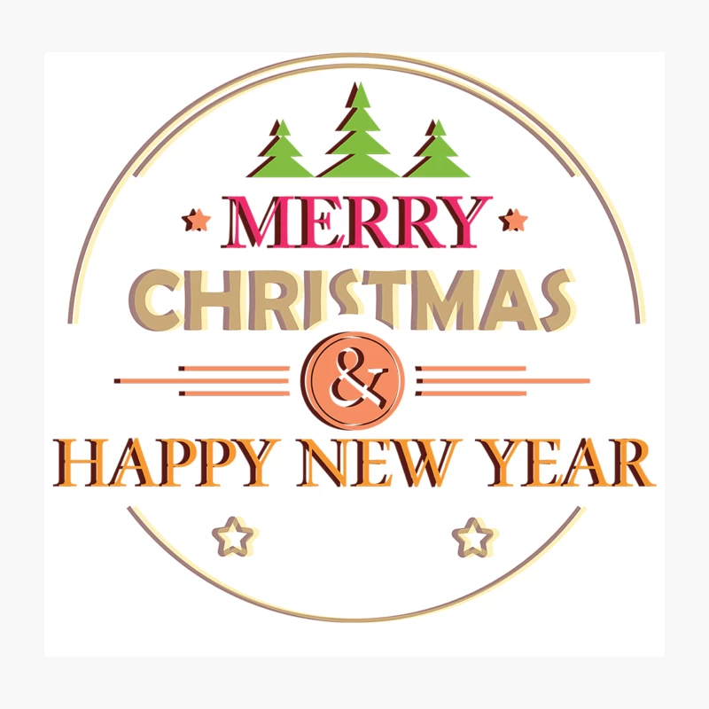 Merry Christmas & Happy New Year 2016 Throw Pillow