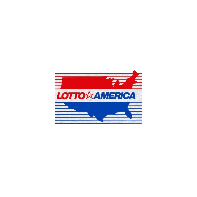 Lotto America Patriotic Logo Design with USA Map iPhone Case