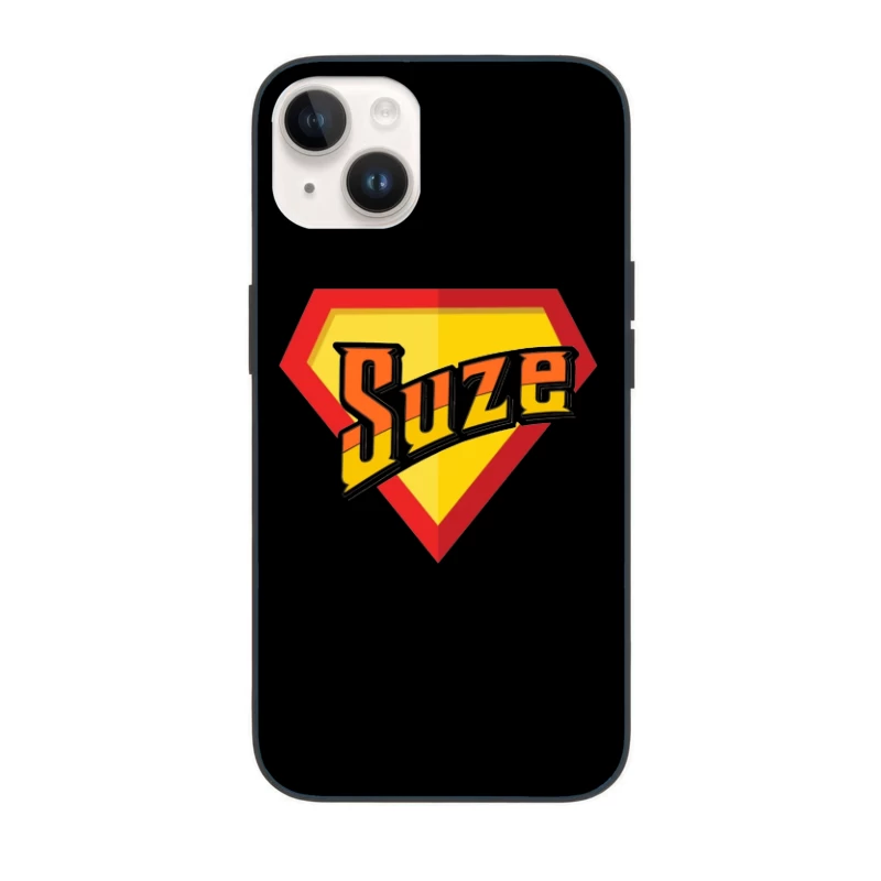 Suze Drink Logo in Superman Shield Style iPhone Case