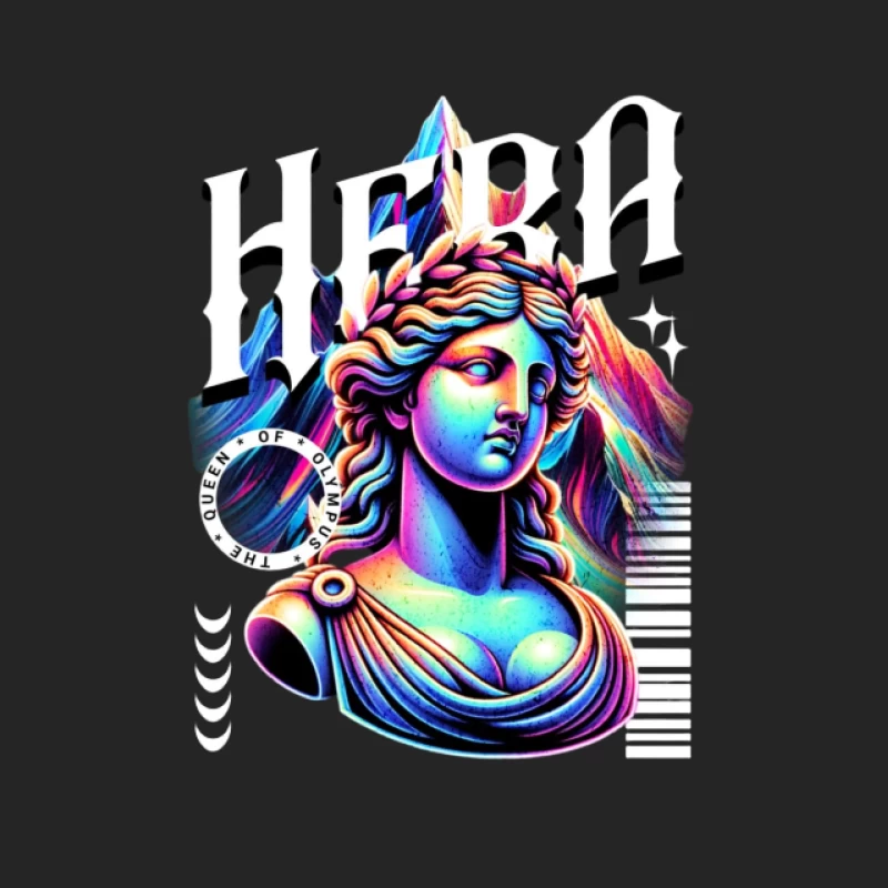 Héra, Déesse de l'Olympe, Art Femme Sweat-shirt à enfiler