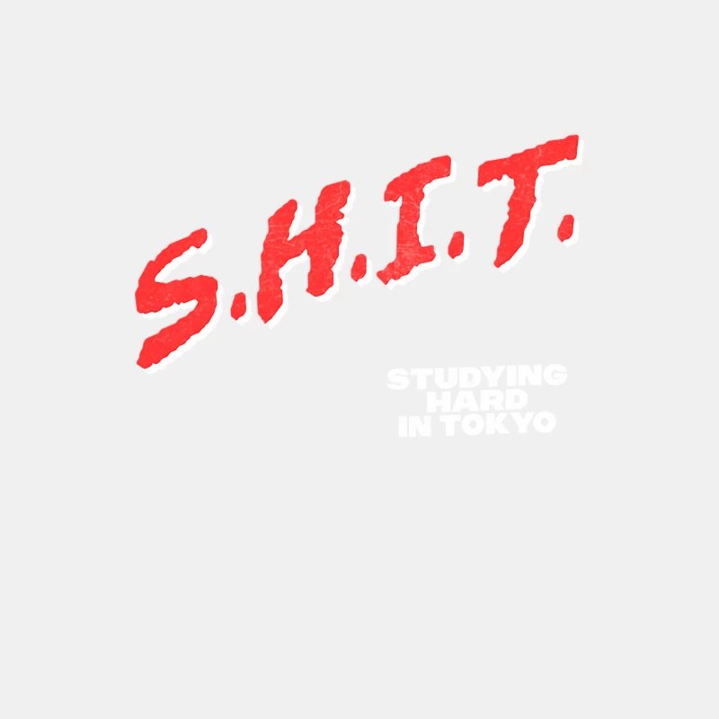 D.A.R.E. - SHIT  Studying Hard in Tokyo Parody Design Male Tank Top