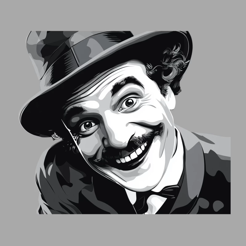 Vintage Black and White Portrait of Classic Comedy Icon Female Pullover Hoodie