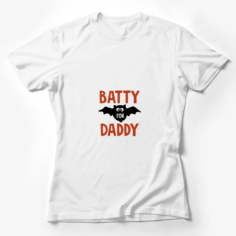 Texte amusant sur les chauves-souris Femme T-Shirt