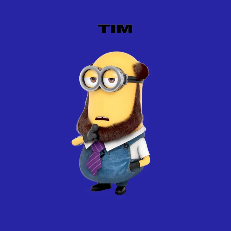 Bearded Minion Tim in Business Attire Male Tank Top