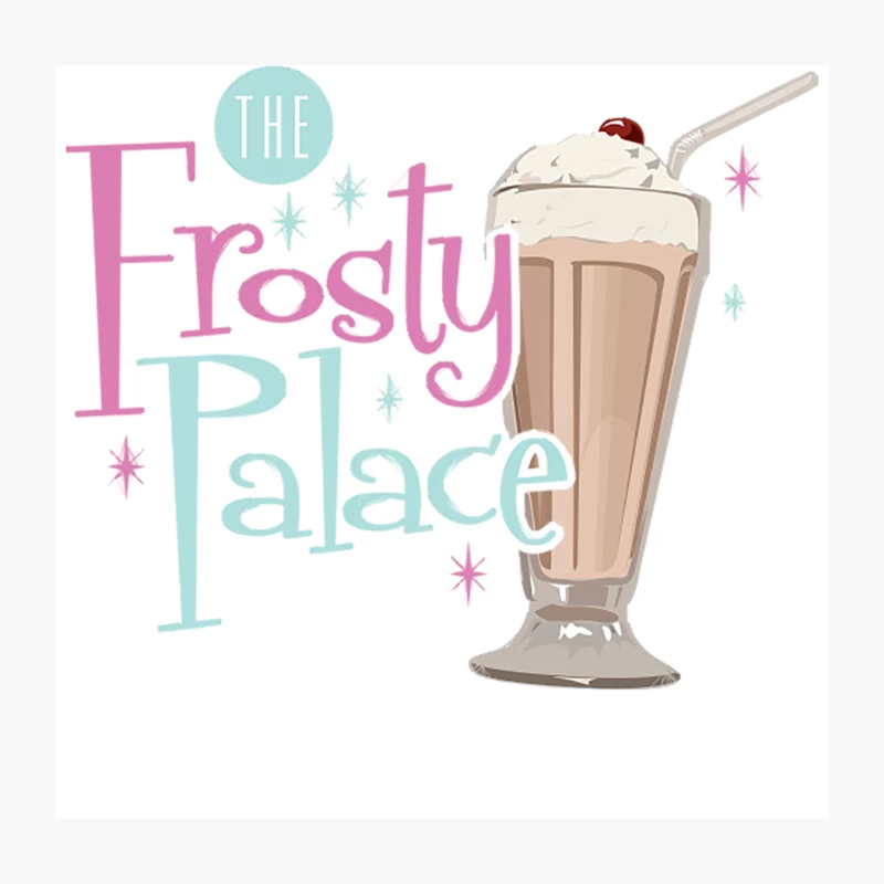The Frosty Palace Throw Pillow