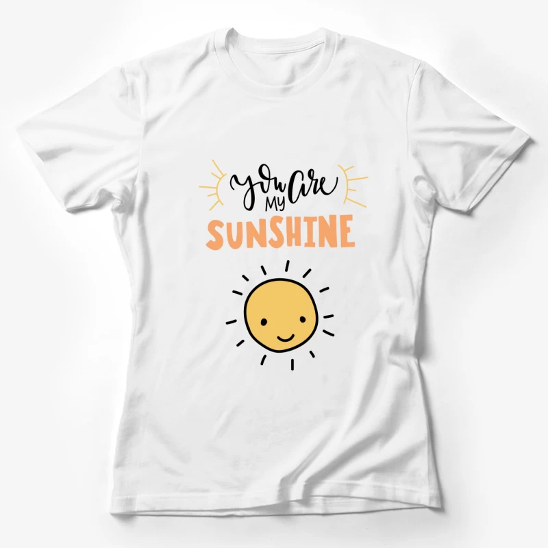 Soleil et message d'amour Femme T-Shirt