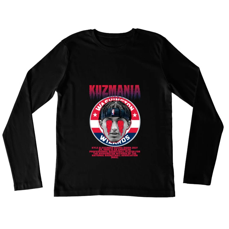 Kuzmania - Kyle Kuzma Artwork Female Long Sleeve T-Shirt