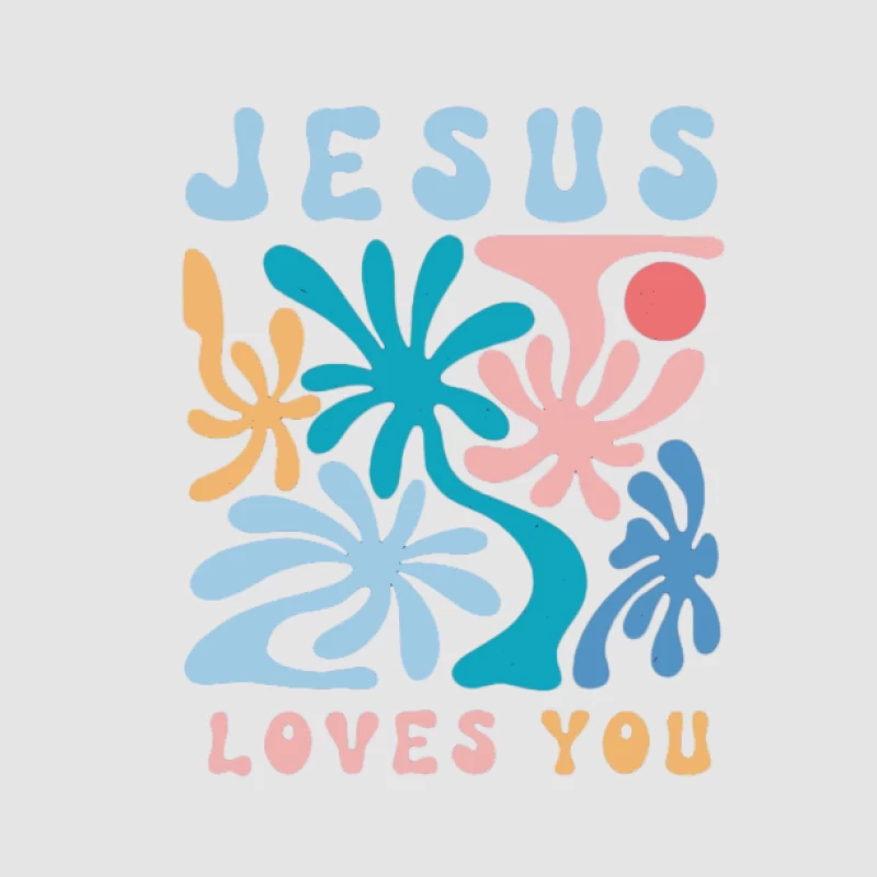 Design coloré avec message spirituel Homme Sweat à capuche