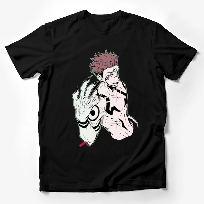 Manga Charakter mit Tattoos Herren T-Shirt