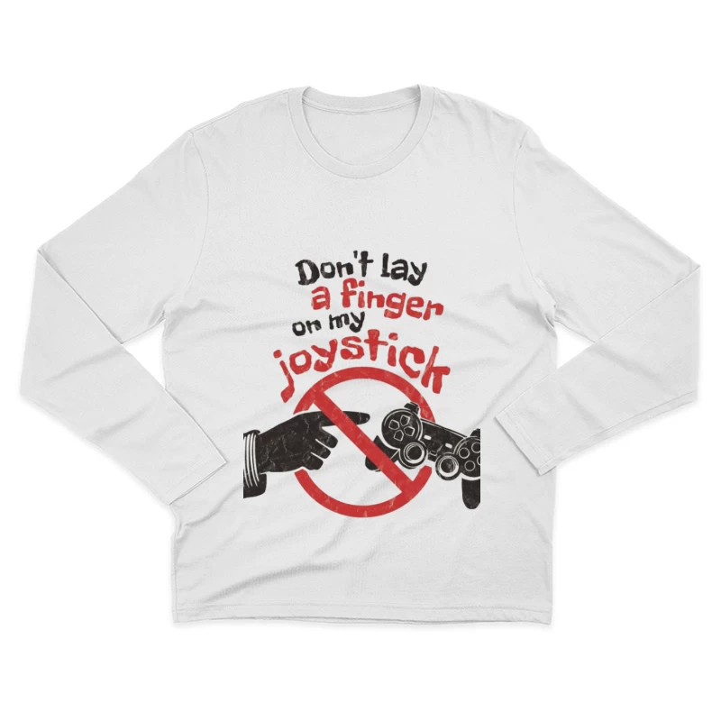 Avertissement de Gamer Homme Manches Longues T-Shirt