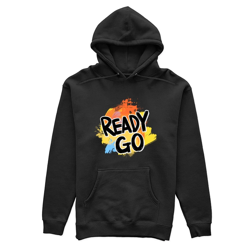 Farbenfrohes Typografie-Design Damen Pullover Hoodie