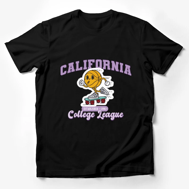 Kalifornische College-Liga Skater Basketballstil Herren T-Shirt