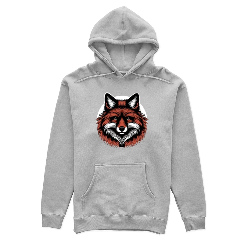 editable Dark Majestic Fox Female Pullover Hoodie