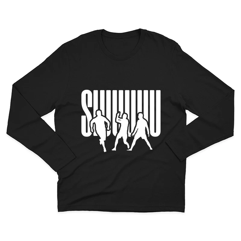 Dancing Silhouettes in Motion Male Long Sleeve T-Shirt