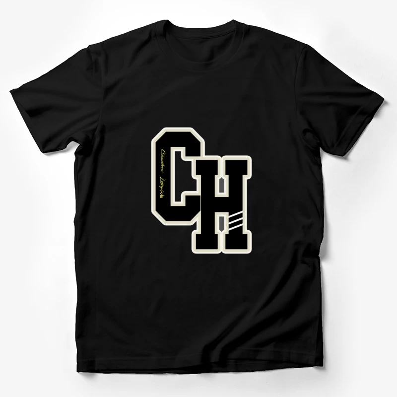 Buchstaben O und H Design Herren T-Shirt