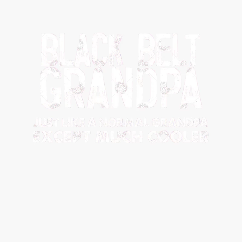 Black Belt Grandpa - Awesome Grandfather Gift Cotton Tote Bag