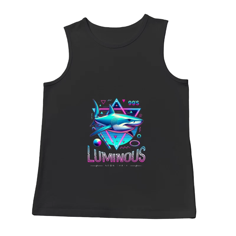 Conception de Requin Lumineux Futuriste Homme Débardeur