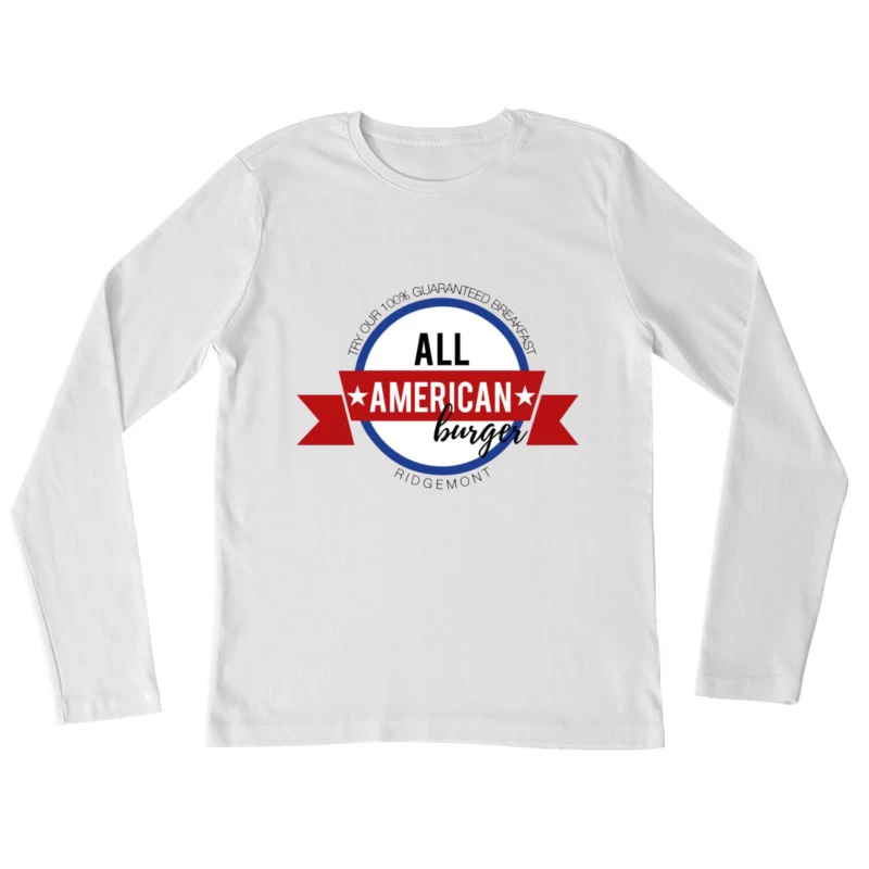 All american burger Female Long Sleeve T-Shirt