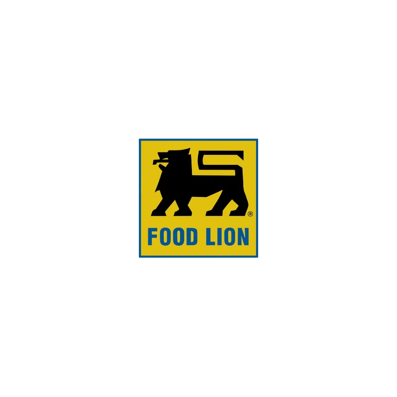 Food Lion Supermarket Chain Logo with Black Lion on Yellow Background Coffee Mug