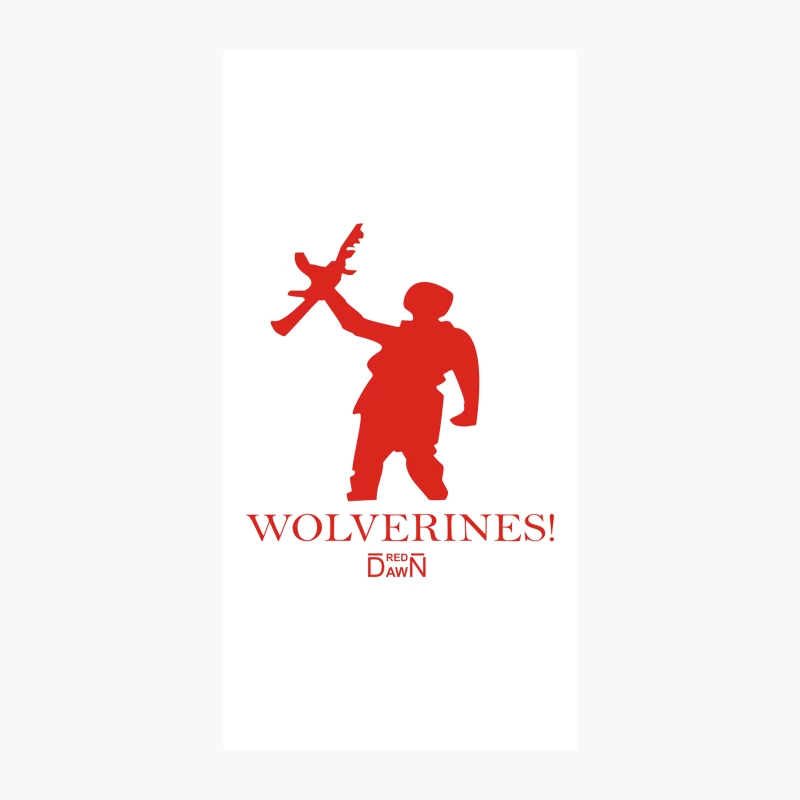 Red Dawn Retro Movie iPhone Case
