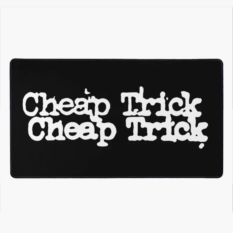 Cheap Trick Logo Desk Mat